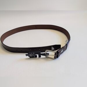 Los Angeles Dodgers Genuine Leather Brown Belt XL 42-44